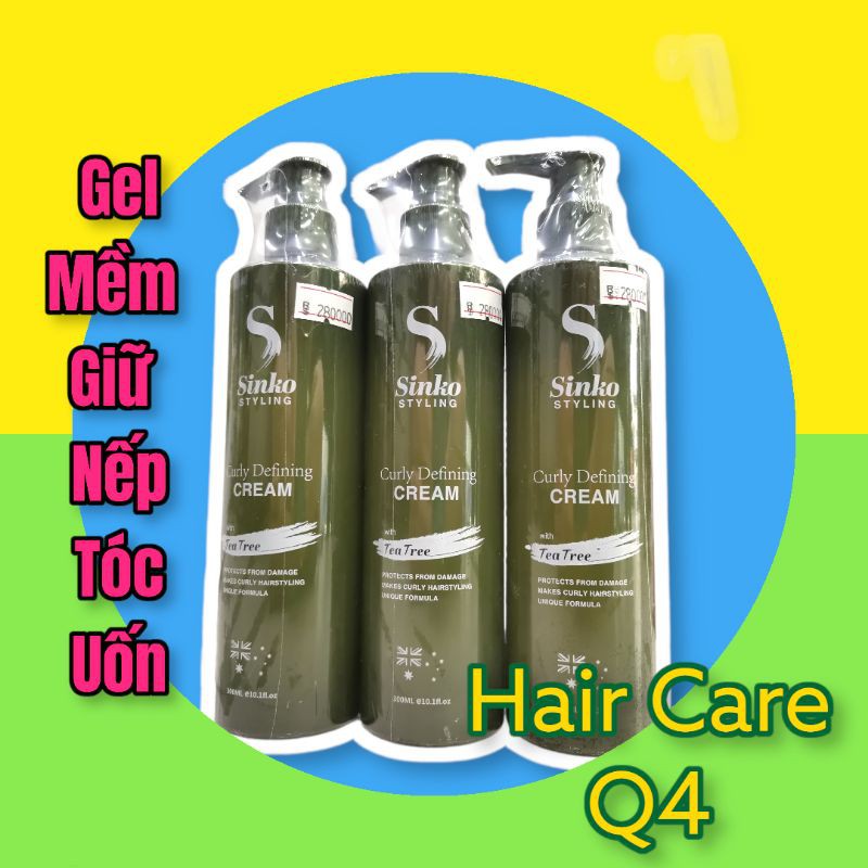 Gel Mềm Giữ Nếp Tóc Sinko Styling, gel tạo kiểu tóc xoăn, tóc xù, xoăn sóng,tóc xù gãy, tóc xù se, tóc xù mì