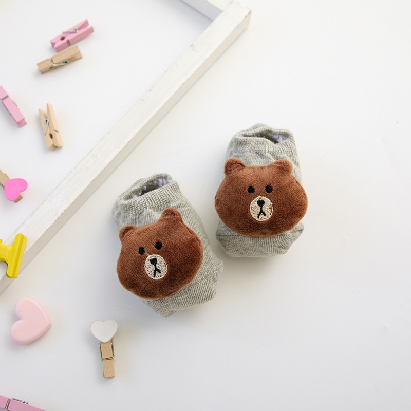 Tất cho bé ngắn cổ 3D hình thú dễ thương từ 0-18 tháng LABAMO TAT03 mẫu mới nhất