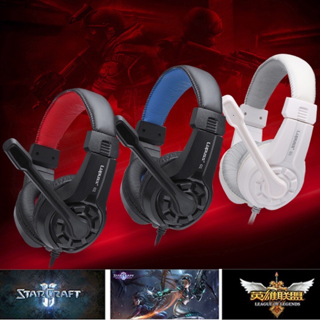 Tai Nghe Chụp Tai Chơi Game, Nghe Nhạc Lupuss G1 Có Mic Cho Máy Tính Bàn giá tốt