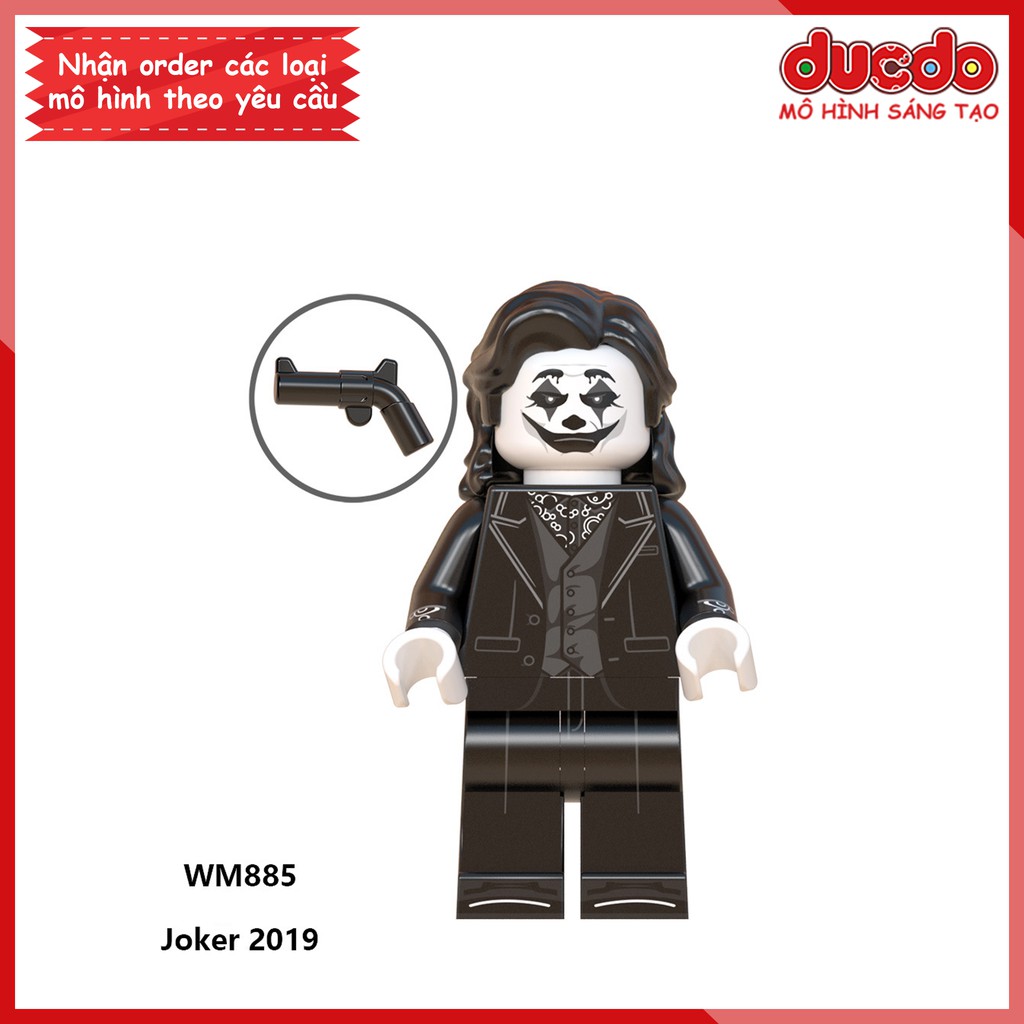 Minifigures các nhân vật Joker và Harley Quinn mới nhất - Đồ chơi Lắp ghép Xếp hình Mini Mô hình WM WM6080