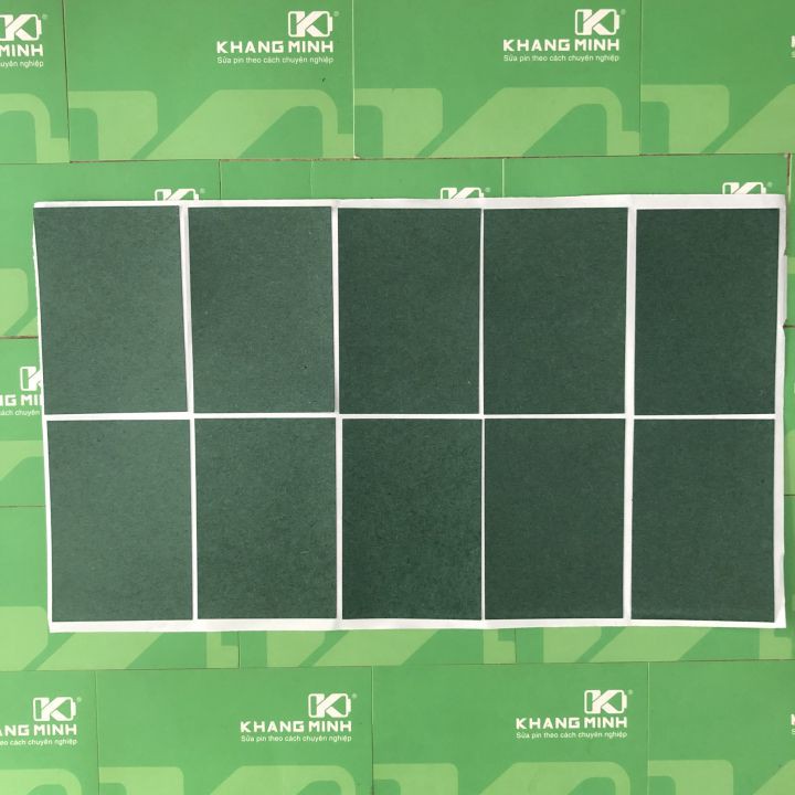 Dán bảo vệ có keo, miếng giấy lót 65x45mm, cách nhiệt chống cháy.