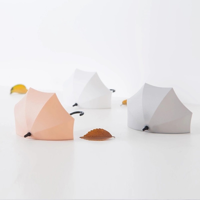 Set 3 Móc Treo Đồ Dán Tường Hình Cây Dù Dễ Thương Đa Năng