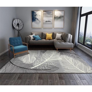 Thảm trải sàn Bali 5D mẫu lông vũ 1m6x2m3