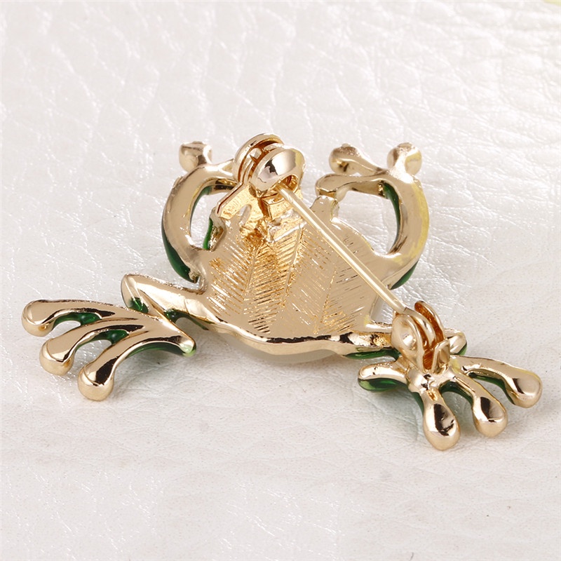 Ghim Cài Áo Hình Chú Ếch Nhỏ Dễ Thương Cho Nam Và Nữ