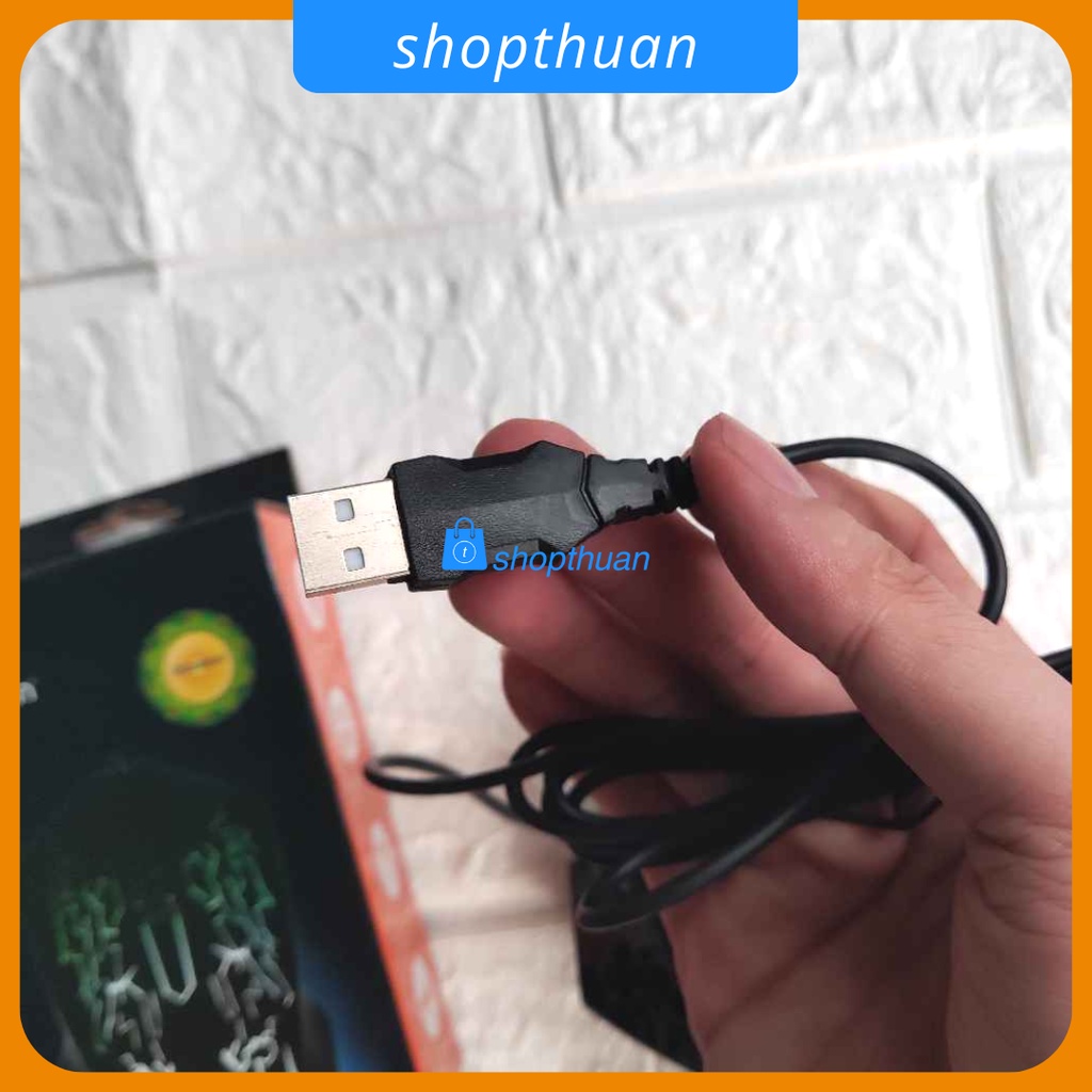 Chuột có dây Bosston D608 LED USB , đèn led chuyển màu