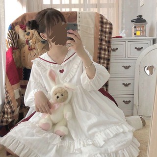 (Có Sẵn) Váy lolita cổ viền dễ thương