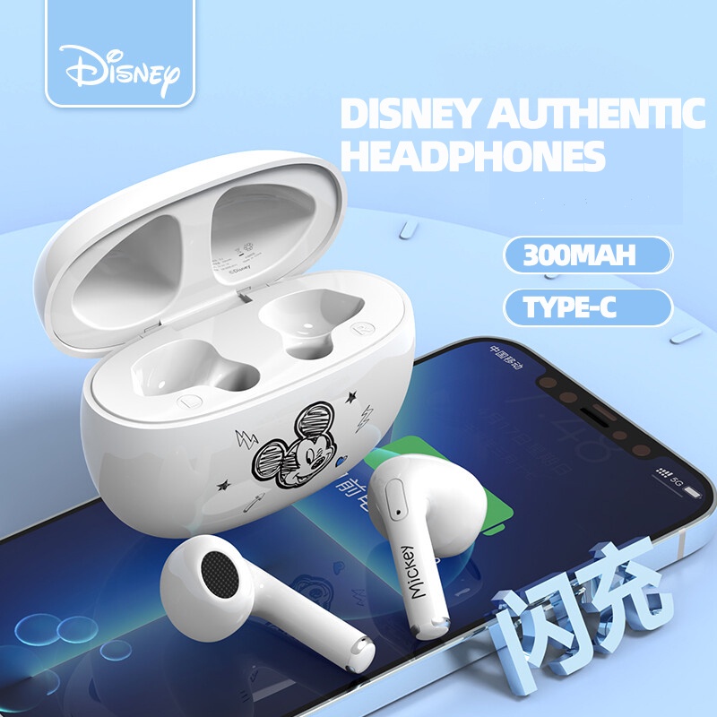 Tai nghe không dây Lenovo Disney Q2 Bluetooth 5.1 âm thanh nổi cách âm thông minh chống nước có mic cho Android IOS
