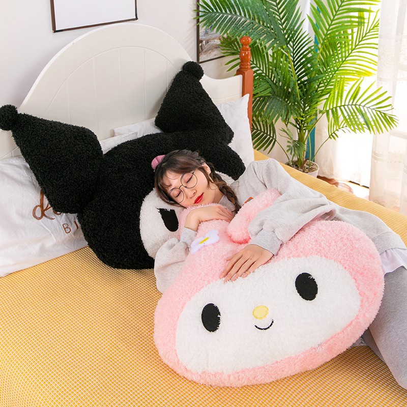 Gối Nhồi Bông Hình Kuromi Hoạt Hình Đáng Yêu