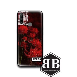 Ốp lưng kính cường lực Oppo Realme 6 Pro Realme C3 Realme 5 Pro Realme 5 5i Realme 3 Pro in ảnh hoa bỉ ngạn đẹp mê li