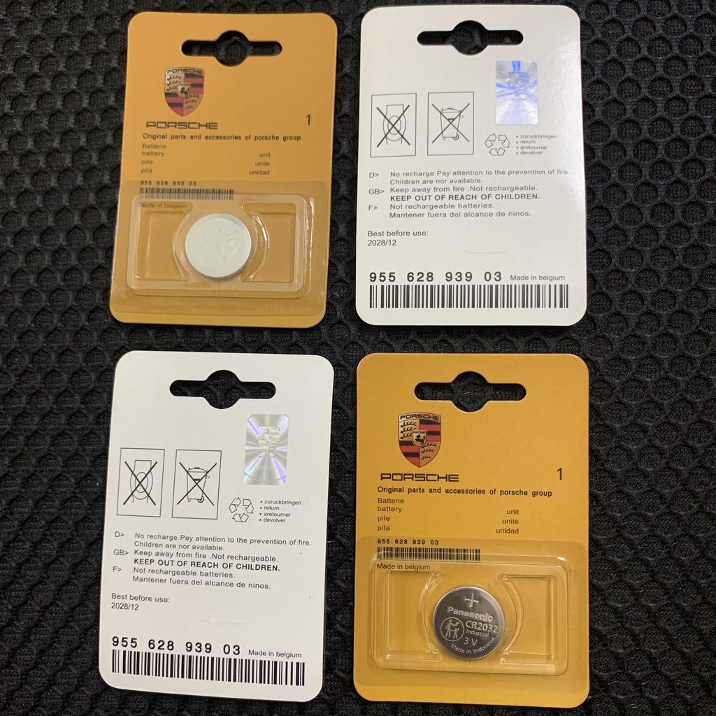 Pin Cúc Áo CR2032 - Pin Chìa Khóa Xe Porsche
