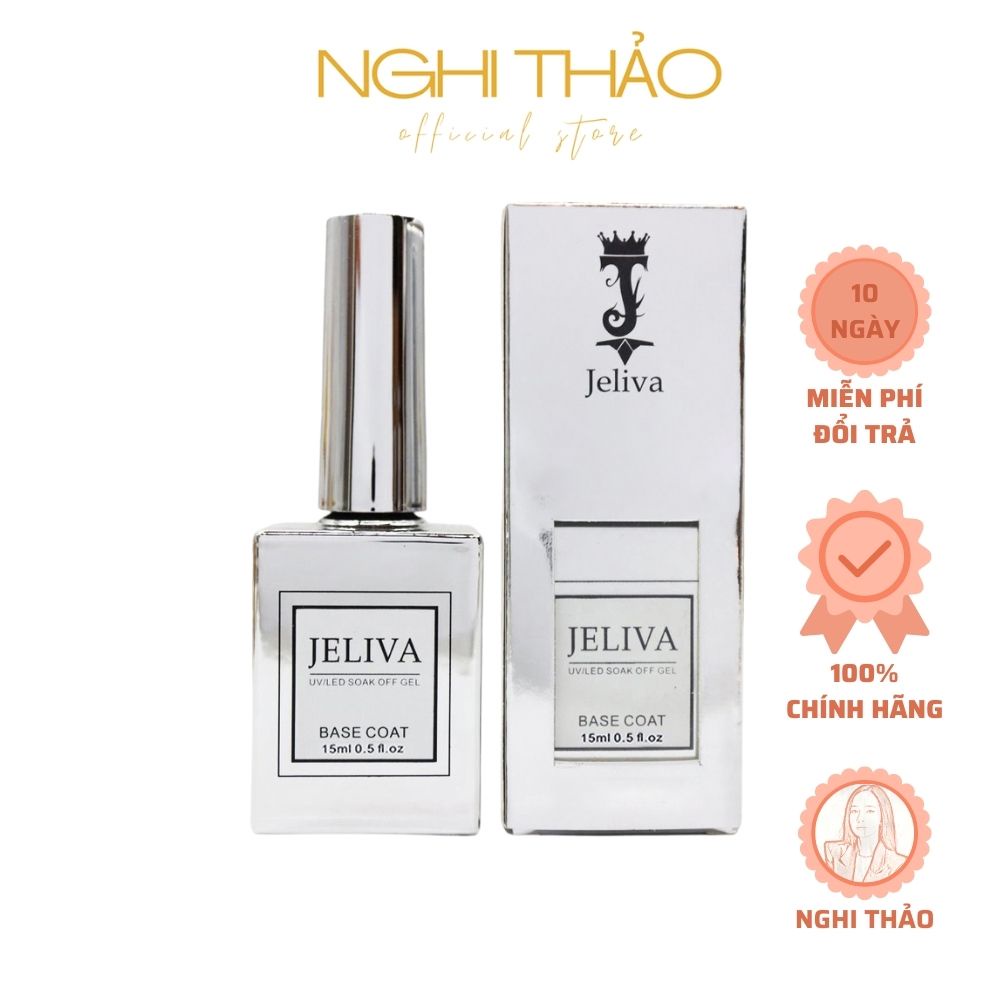 Base top Jeliva liên kết sơn gel NGHI THẢO 15ml