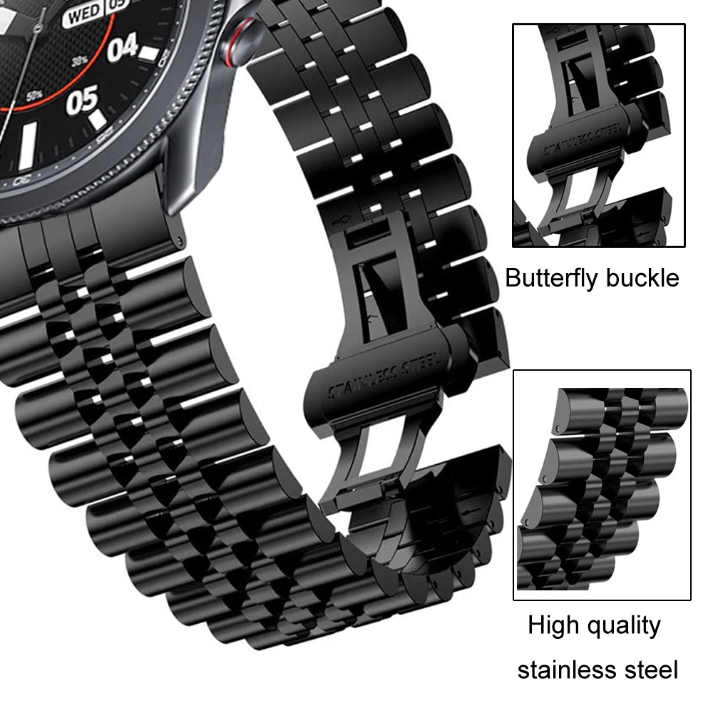Dây Đeo Thay Thế Bằng Thép Không Gỉ 41mm 46mm Cho Đồng Hồ Thông Minh oppo