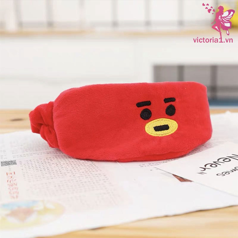 BTS BT21 Băng Đô Cài Tóc rửa mặt Họa Tiết Nhân Vật Bt21