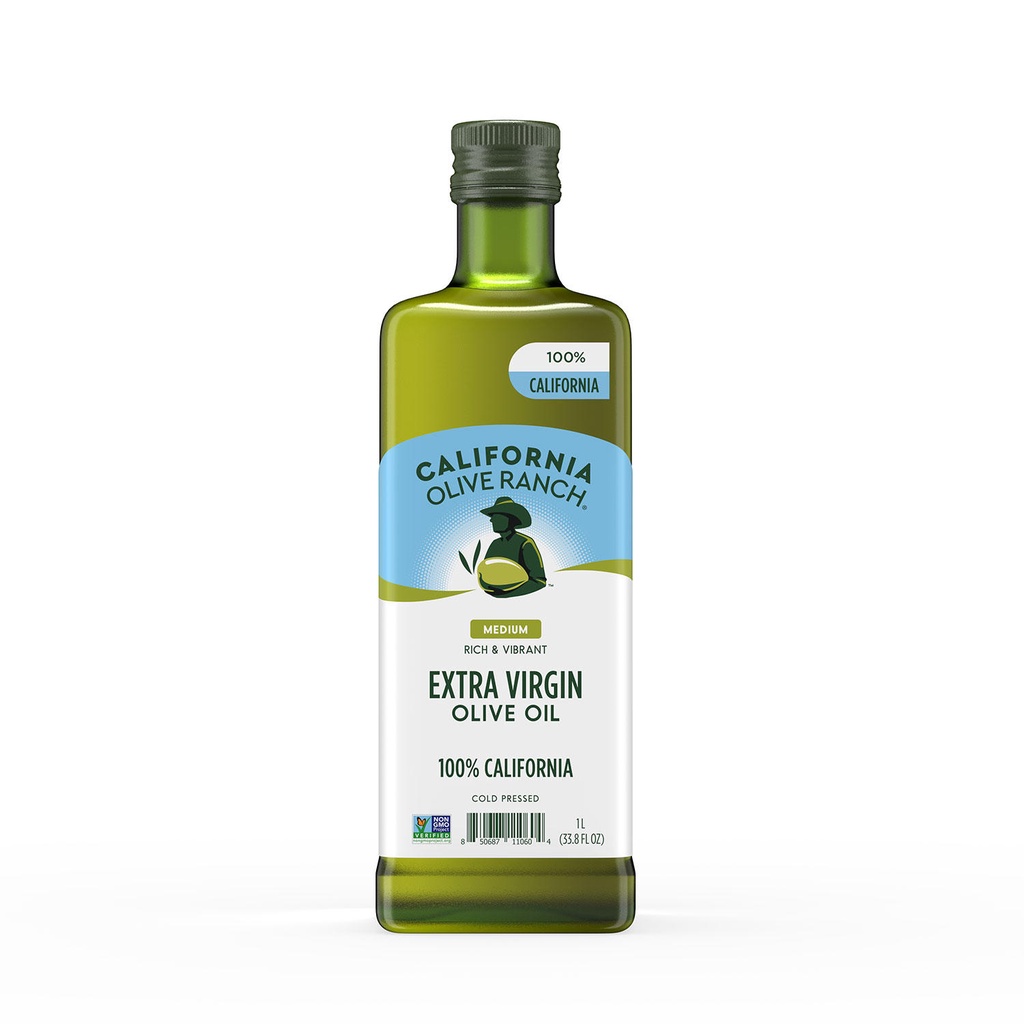 DẦU OLIVE NGUYÊN CHẤT California Olive Ranch, 100% Extra Virgin Olive Oil (EVOO), 1L