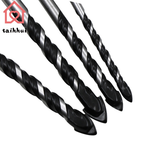 Mũi Máy khoan đa năng Bit hợp kim Tam giác Gạch bê tông Thủy tinh - Bán lẻ đủ kích thước