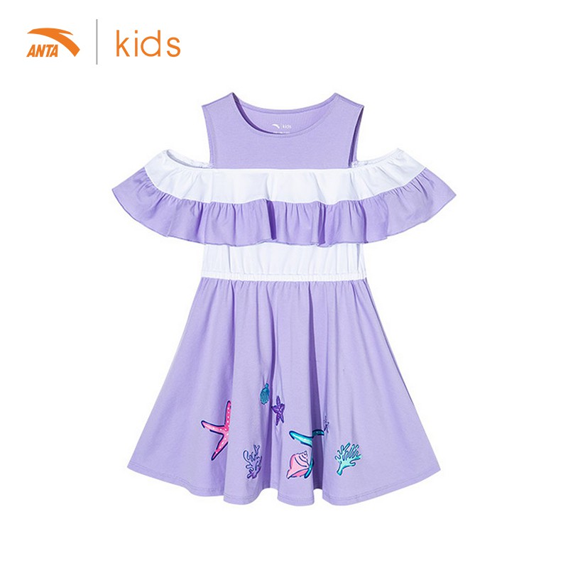 Váy liền bé gái Anta Kids 362027397-1