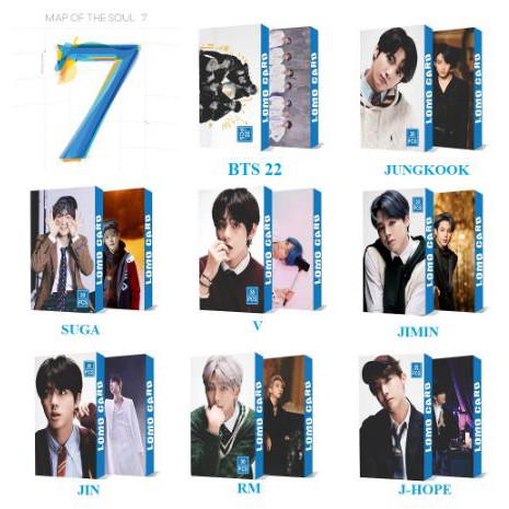 lomo BTS album "Map of the soul 7 " 1 hộp gồm 30 tấm | BigBuy360 - bigbuy360.vn