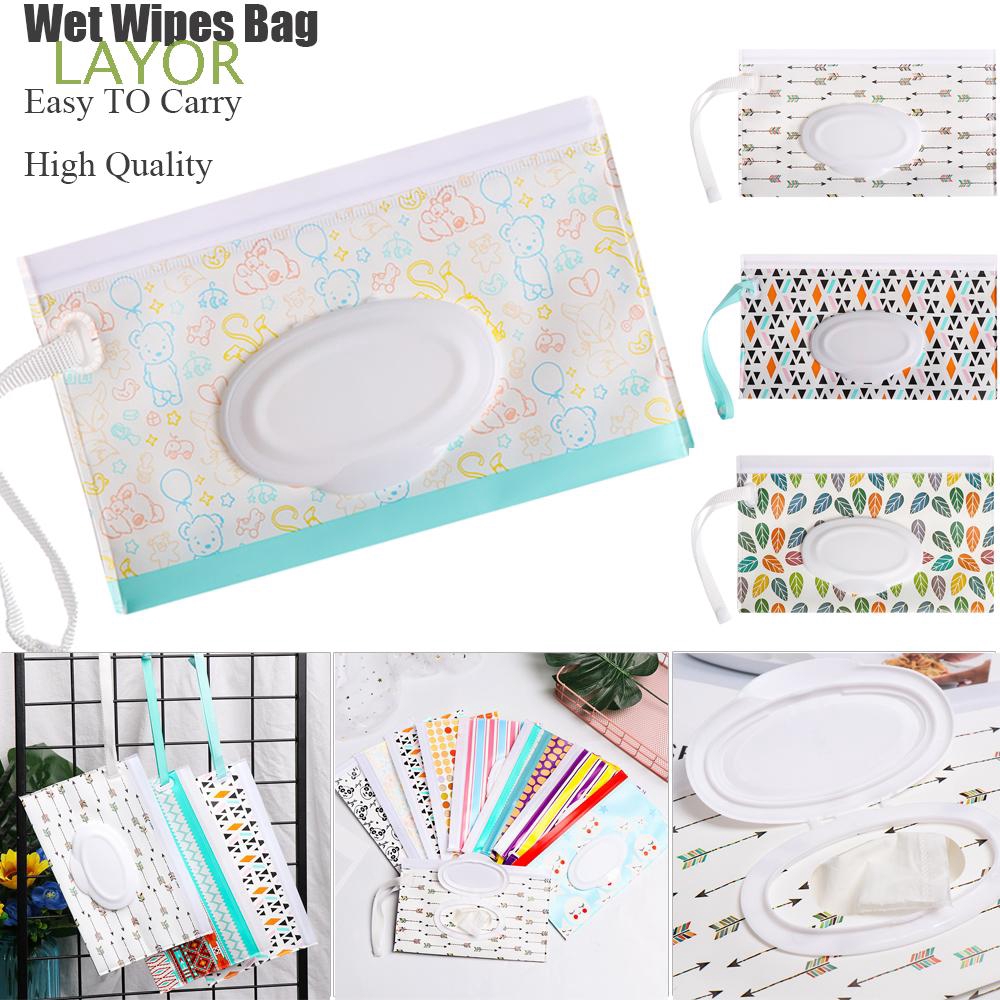 Túi đựng khăn giấy ướt có thể xếp gọn tiện lợi