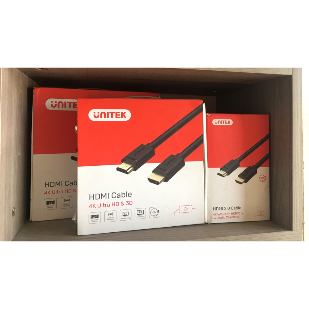 Cáp HDMI Unitek 1,5m 3m 5m 10m