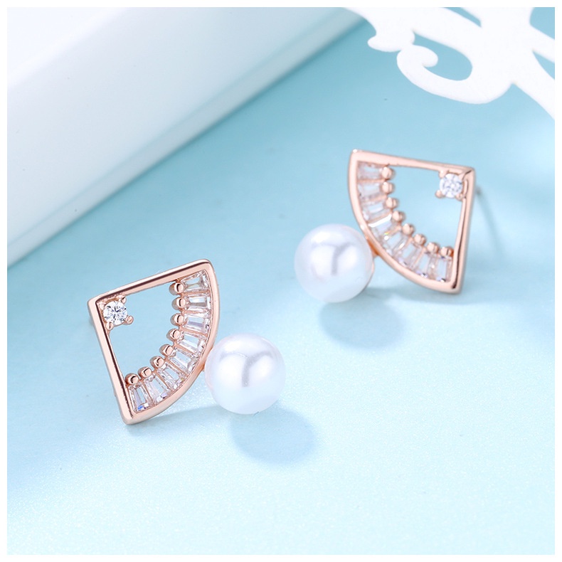 Bông Tai Ngọc Trai Hình Cây Dù Thời Trang Nữ Tính