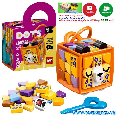 LEGO DOTS Bag Tag 41927/41928/41929/41930 - Phụ Kiện treo giỏ/ túi xách/ Balo