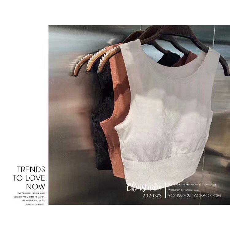 Áo bra tập croptop ba lỗ chất đẹp