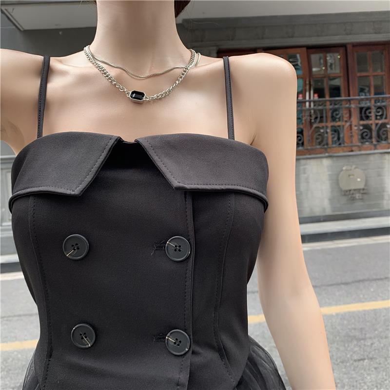 Đầm Dự Tiệc Màu Đen Quyến Rũ Thời Trang Mùa Hè