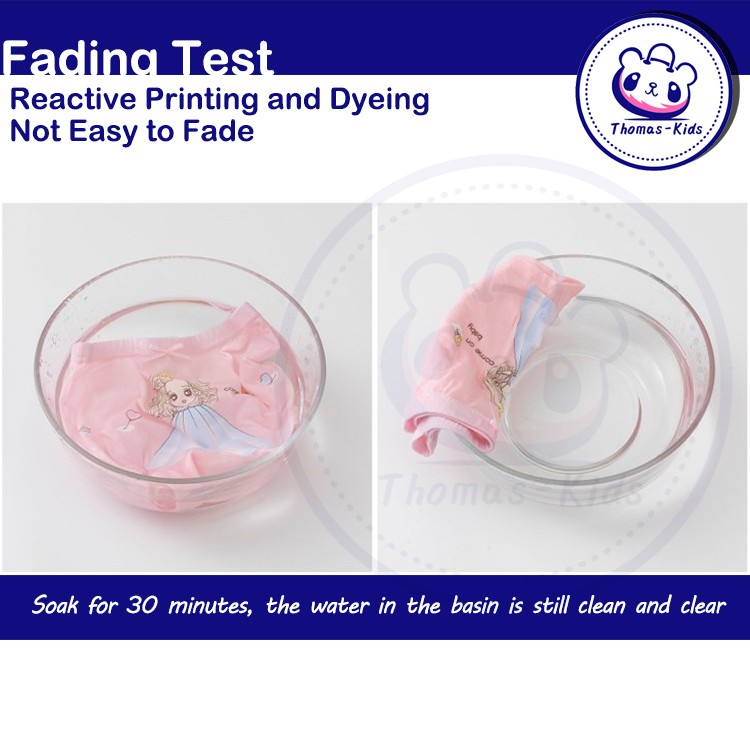 Bộ 5 Quần Lót Boxer Cotton Thoáng Khí Kháng Khuẩn Thoải Mái Cho Bé Gái 3-12 Tuổi