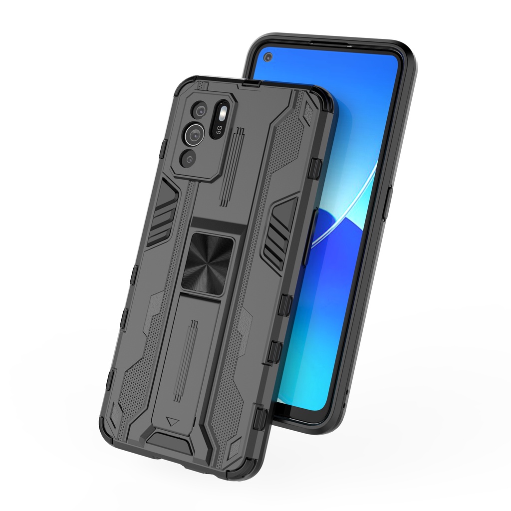 Ốp lưng Oppo Reno 6z 5G Iron Man Ver 3 chống sốc giá đỡ mặt lưng xem phim bảo vệ toàn diện