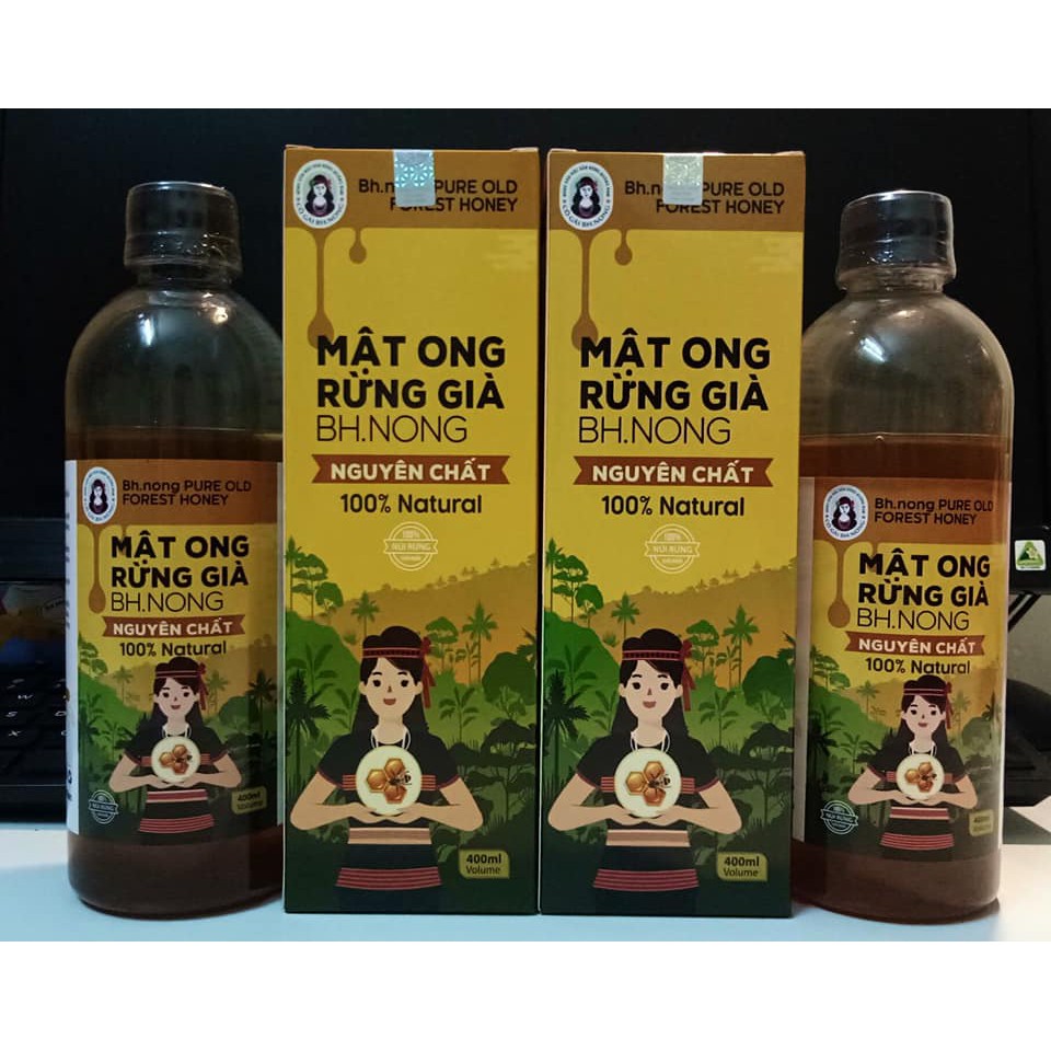 [Thực Phẩm Sạch] Mật Ong Rừng Nguyên Chất Bhnong Cải Thiện Hệ Thống Miễn Dịch, Hỗ Trợ Giảm Cân, Làm Đẹp, Nấu Ăn