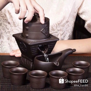 Bộ ấm trà Trung Quốc 9 chi tiết