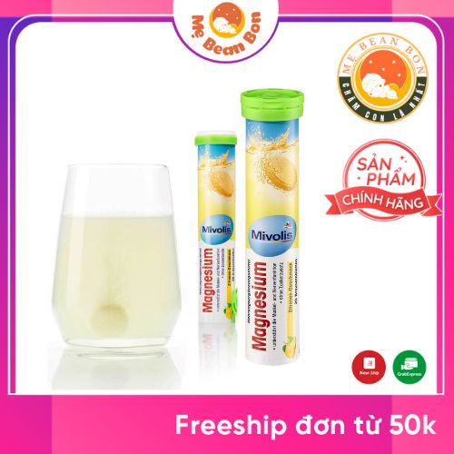 Viên sủi Magnesium Mivolis giúp bổ sung Magie nhằm duy tri tốt hệ thần kinh và hệ cơ hợp với người chơi thể thao của Đức