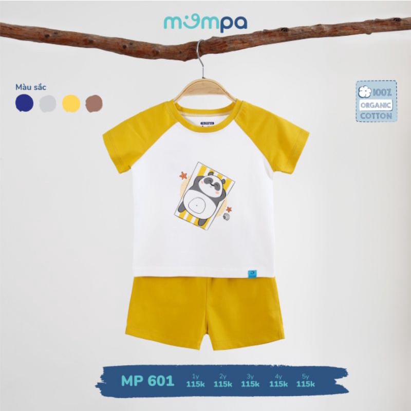 Bộ Cộc Tay Organic Cotton Mompa MP2 • 1Y 2Y 3Y 4Y • Choding Home