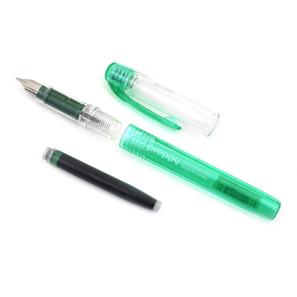 Bút máy Platinum Preppy - 03 Fine Nib - Màu xanh lá (Green)