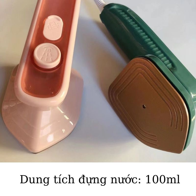 Bàn là cầm tay hơi nước mini ủi quần áo nhiều tư thế công suất 33W Miibooshi D5.030