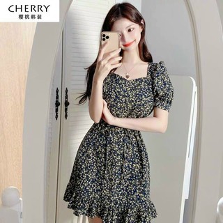 🛑free ship🛑đầm váy nữ đầm hoa nhí dây buộc eo chất lụa hoa đẹp xuất sắc