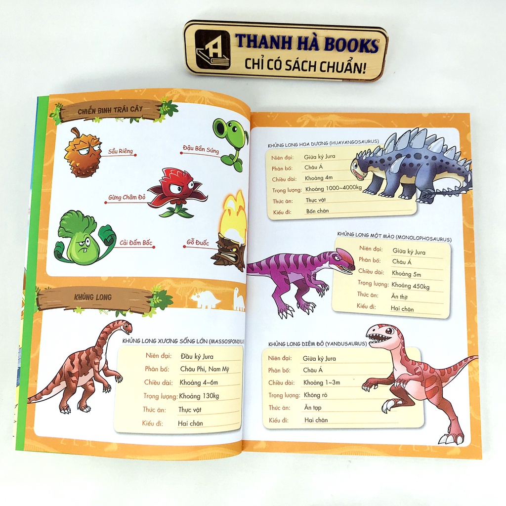Sách - Trái cây đại chiến Zombie - Thế giới khủng long - T5: Khủng long và tòa thành vàng (tái bản 2021)