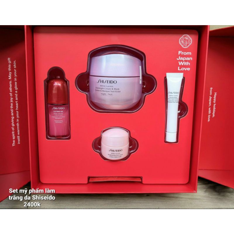 🎁Set mỹ phẩm làm trắng da Shiseido 🇺🇲