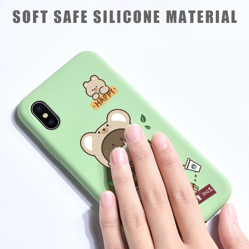 Ốp điện thoại silicone in hình bé gái/ly nước Starbucks Pepsi/đồ ăn McDonald's cho Xiaomi Redmi Note 9S 9T 9 8 7 5 PRO