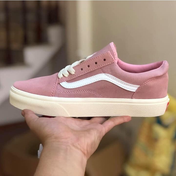 giày vans custom (hồng)