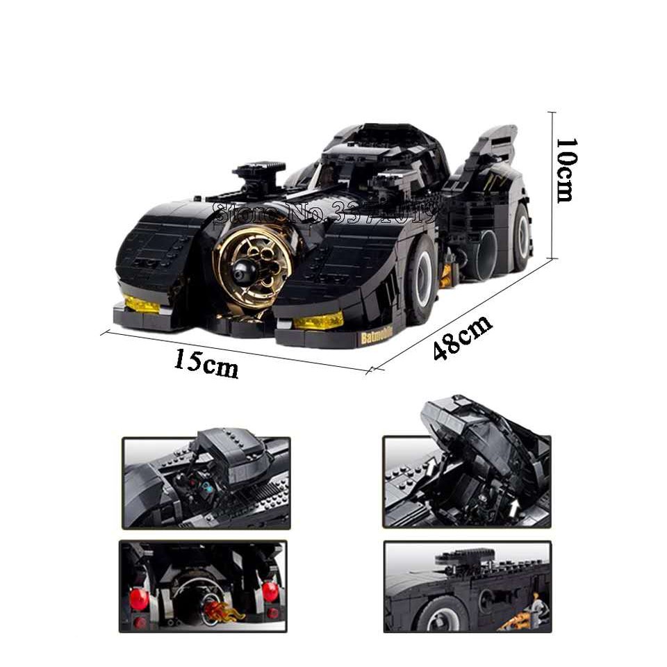 Lắp ghép Mô hình Siêu xe của Batman Decool 7144