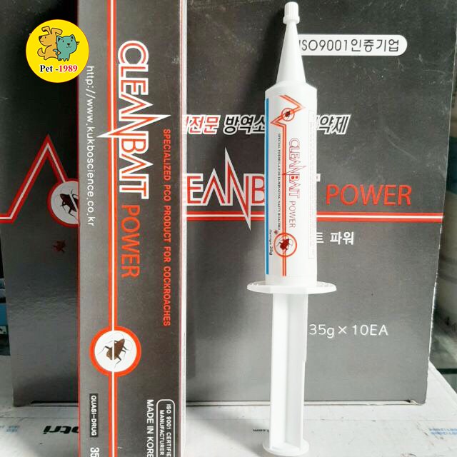 Gel Thuốc diệt gián CLeanbait power - Nhập khẩu Hàn Quốc Pet-1989