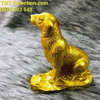 Tượng Con Chó Vàng; TMT Collection- SP005238