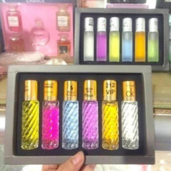 Sét 6 chai mẫu thử nước hoa 6ml - Combo 6 chai nước hoa - Set nước hoa mini test | Thế Giới Skin Care