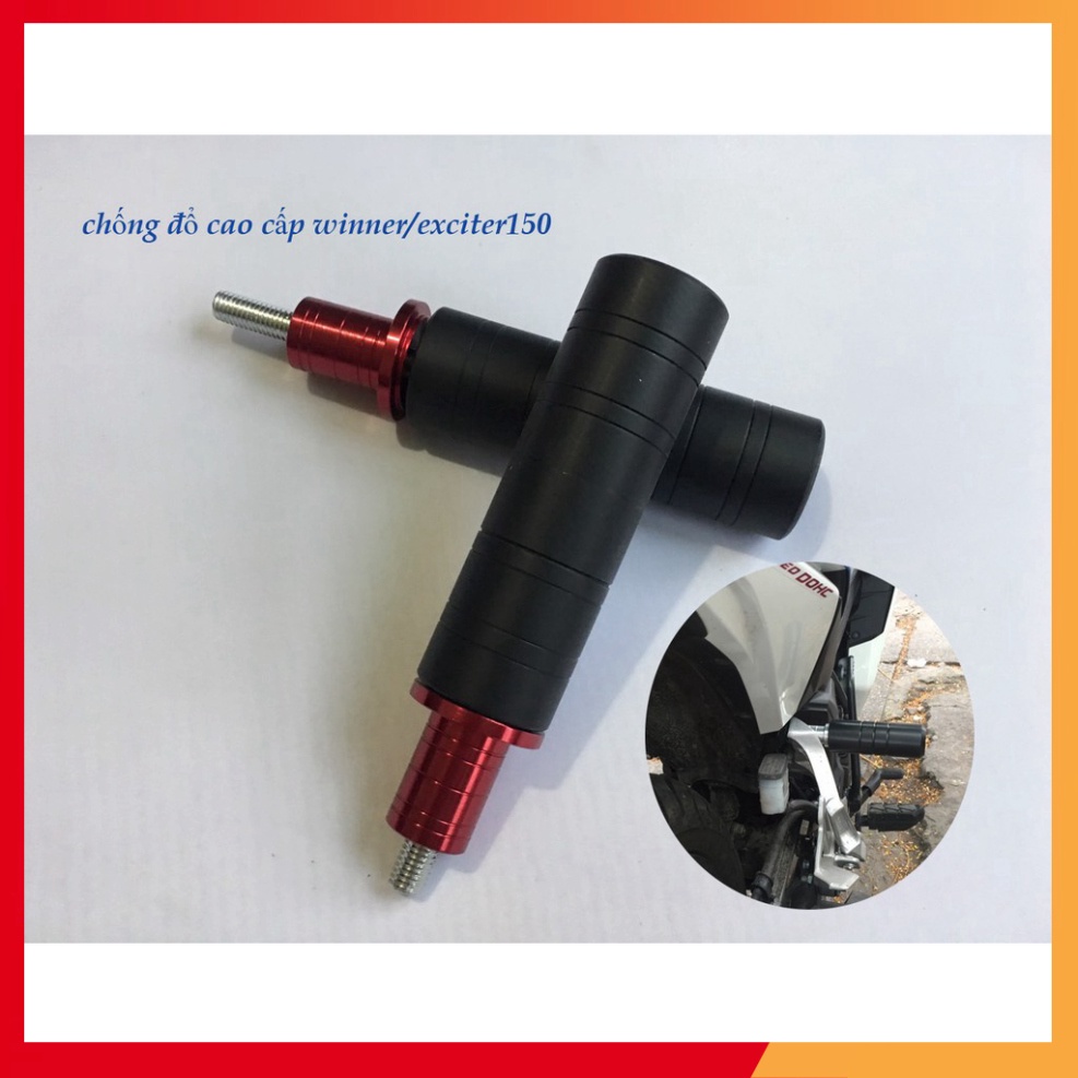 Gù chống đổ sau , chống ngã sau cho xe winner / exciter150 nhựa abs