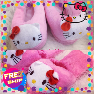 Dép bông Hello Kitty cho bé (1 size 11cm)