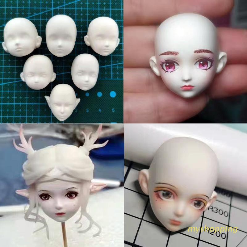 Khuôn silicon đổ nhựa resin epoxy làm gương mặt người 3D dùng để làm búp bê thủ công