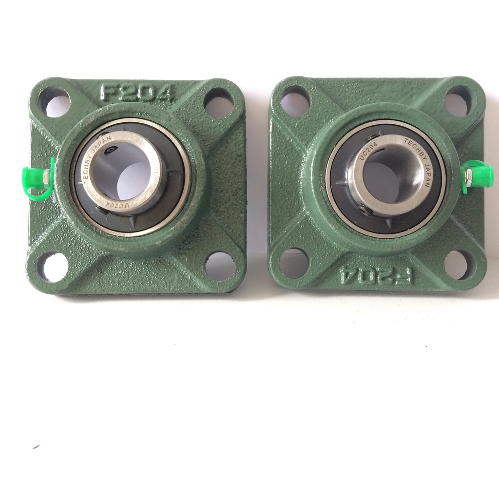 Combo 02 Gối Đỡ Vòng bi trục 20mm, Gối Đỡ Trục 20mm, Gối Đỡ Hình Vuông UCF204