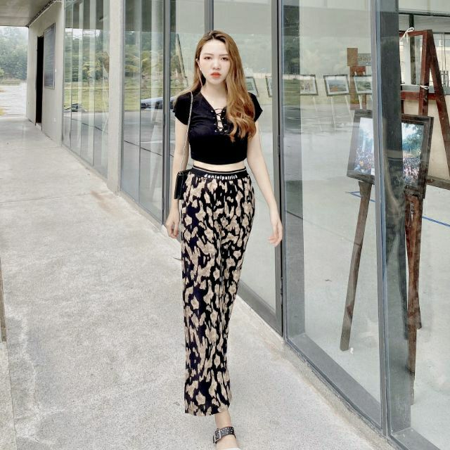 QUẦN LỤA ỐNG SUÔNG
