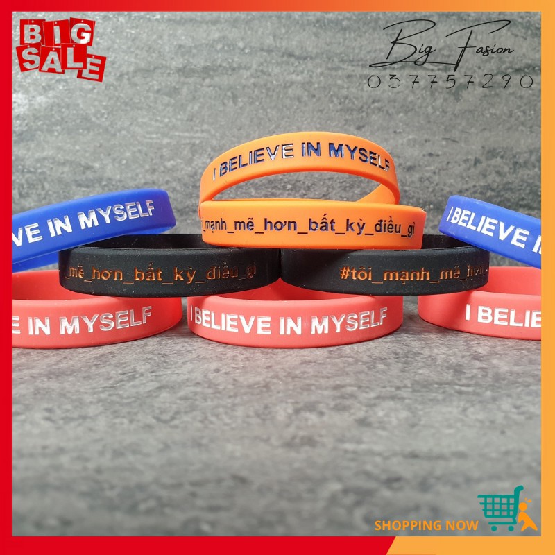 Vòng Đeo Lens Máy Ảnh - Vòng Tay Cao Su Thể Thao Khắc Chữ Be Strong Be Luxury Cá Tính - Big Fashion